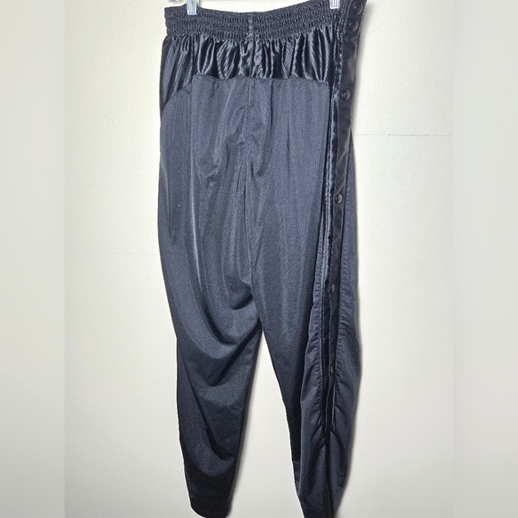 Men's Vintage Y2K Gray Label Nike Breakaway All Black Track Pants, Size XL - Picture 3 of 4